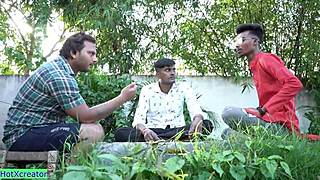 Desi chubby wife repays husband debt with bent over doggystyle fucking from old stranger in bangladeshi country setting