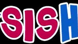 She sees your big dick in the bedroom. That's it for petite 18+ stepsis pov fucking.