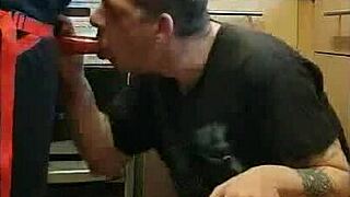 Why peg boyfriend's ass in kitchen, public cornfield, and bathroom? Taking ass to mouth in part 13.