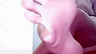 Chinese femdom mistress moyao cosplays teacher showing feet!