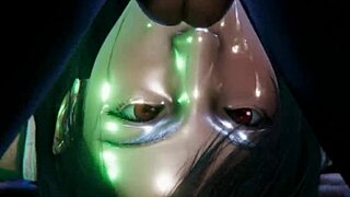 Tifa feels wild passion in intense gangbang with big cocks choking her deep