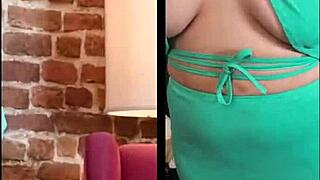 Testing new green outfit idea for fun video