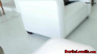 Doggystyle fucked stepsis gets facial in hardcore pov action