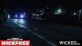 wicked blonde emma and ruby dive into a roadside frenzy of pussy licking and scissoring