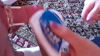 Dont even try to break out of your chastity device its locked tight for femdom bondage play with toys and pov teasing