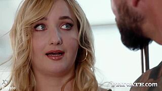 chloe chevalier starts anal debut with spooning and doggystyle fingering