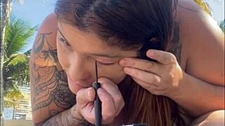 Estou Na Praia Com Tesao Vou Ficar Me Exibindo Aqui Pra Macho Exhibitionists Beach Pussy African Flashing Big Pussy