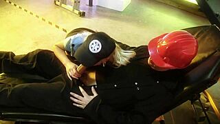 Sexy Blonde Paramedic Carly Parker Sucks And Fucks Patient In Hospital With Cumshot Riding