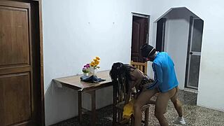 hey, a latino and his arab friend visit colombia for business and meet an extravagant waitress