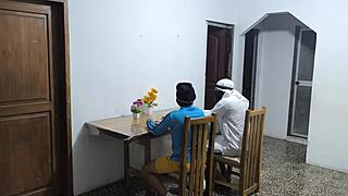 hey, a latino and his arab friend visit colombia for business and meet an extravagant waitress