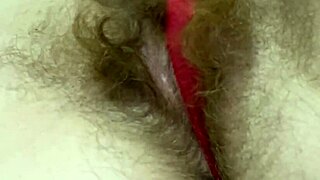 Why is this hairy pussy making dirty panties with big clit cumming?