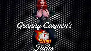 Oh man, I can't believe Sky gilf Carmen's heavenly granny angels are lickin' and dickin' in lingerie with double cum from fat mature cougar pov fuckin' close up orgasm.