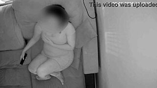 Caught Wife Masturbating to Porn on Hidden Cam