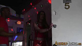 Teenager Sucks Fat Dick At Gloryhole With Interracial Blowjob And Facial Cumshot In High Definition Action