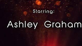 Redhead Babe Ashley Graham Masturbates Pussy in Corset and Lingerie