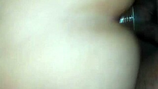 Solo toy dildo stretches anal ass wide open but only half fits