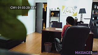 Wet mature with big tits and ass gets hardcore fingering massage before blowjob on lingerie.