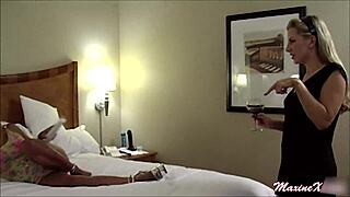 Maxine X teases with dildo