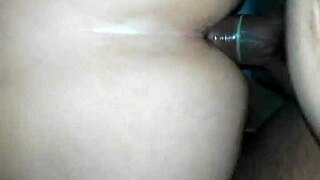Solo toy dildo stretches anal ass wide open but only half fits