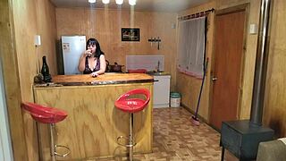 Secretly fucking stepmother at midnight after she comes for water?