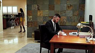 Asian stepdaughter faces rough punishment with daddy's cock and belt in garage homemade scene