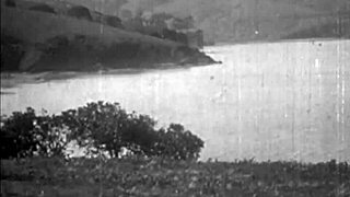 Vintage Nudes Pose Naked In Nature With Hairy Pussy