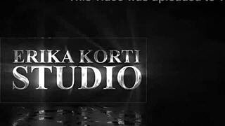 Two busty babes Emma Korti and Ice D face intense gangbang with double penetration dvp dap tp and cumshots.