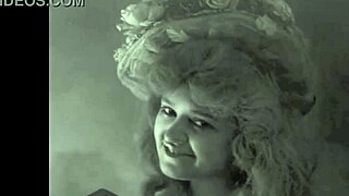 can you handle this vintage milf bound in hairy pussy bondage from steam age era?