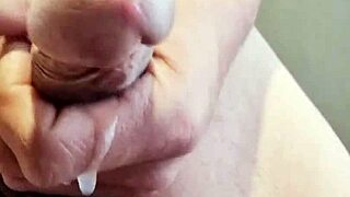 Flaco bisexual chileno performing a solo masturbation session.