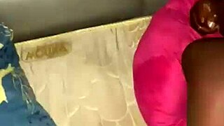 Hard doggy fuck with olamay bent over in tattoo underwear