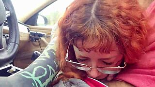 hey that teasing blowjob in dads car led to quickie fucking with cumshot