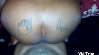 amateur bbw wife takes big black cock in homemade pov creampie