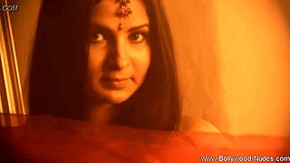 Look at this lovely brunette gracefully dancing and stripping off clothes in solo.