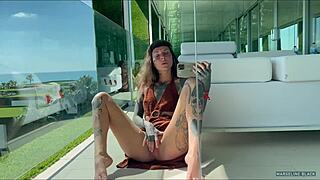 Anal fingering orgasm video!