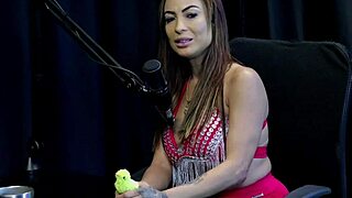 Gave fans opportunity for Belinha Baracho interview on sheer red