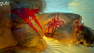 Tattooed Big Ass Melissa Fucks Monster Cock