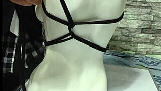 i'm sharing a peruvian tutorial on safely tying breasts in bdsm style