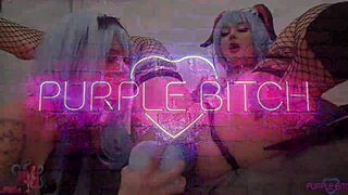 subtle threesome with horny genshin cosplay babes taking big cock in ass and pussy for homemade anal fun