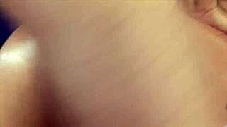 hey, this hardcore floor anal for brunette ends with cum all over her face