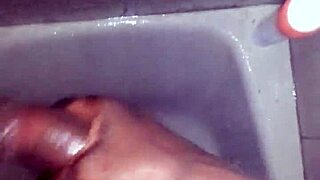 jerking my dick in shower