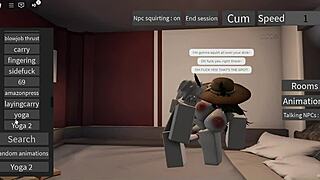 Guy Fucks Bitch On Beach In Roblox Game