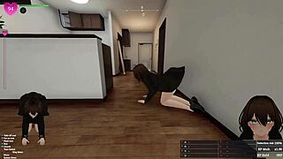 secret flasher manaka takes on mission in residential area with uncensored exhibitionism and big tits hentai sex