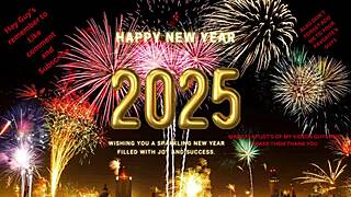 Hey, ready for some holiday fun? Watch me clap my ass and play with my tits while wishing you happy holidays!