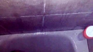 jerking my dick in shower