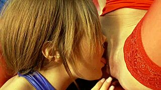 Lesbian Slut Hole Paige Ashley Licks Pussy in Stockings and Lingerie