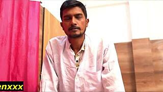 Desi doctor shares romantic moments with beautiful patient in hospital office encounter