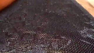 gretala shows off incinta body with trasparente perizoma in sensual flashing