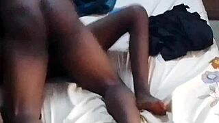 Step Mum Begs For Dick In Pussy During Backstage Couple Fuck