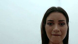 Face fucked with deep throat action on a big cock in intense session