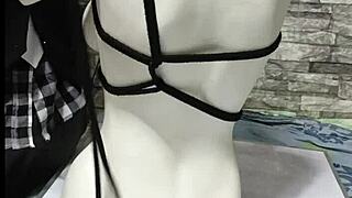 i'm sharing a peruvian tutorial on safely tying breasts in bdsm style